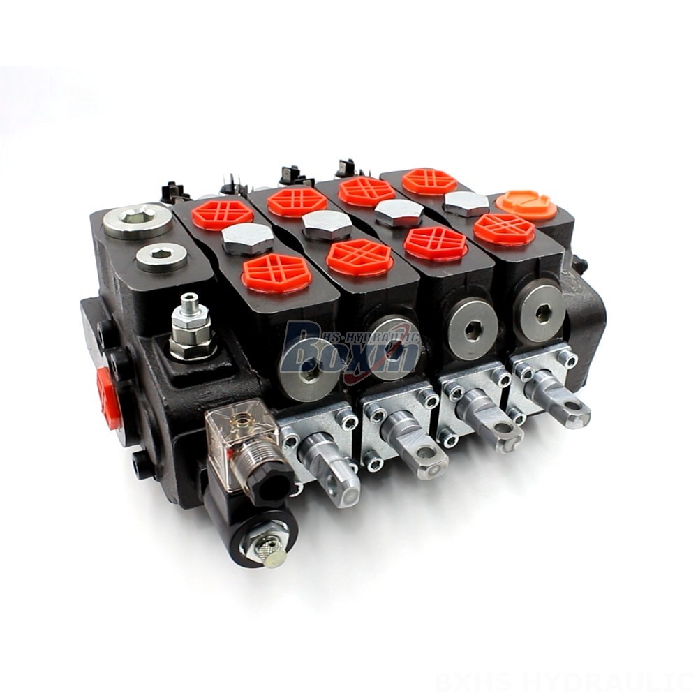 Hydraulic Directional Valve: DLS180 Micro Switch Manual 4 Spool main image